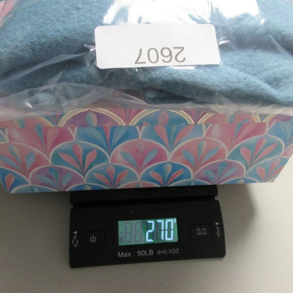 Aritzia Wilfred Free Womens Crewneck Pullover Sweater Knit Sweatshirt Blue L 270 - Picture 10 of 10